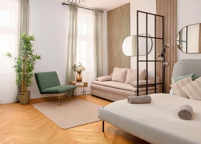Monthly Only - 5 Min To U1 Vorgartenstrasse - Fast Center Apartament Wiedeń